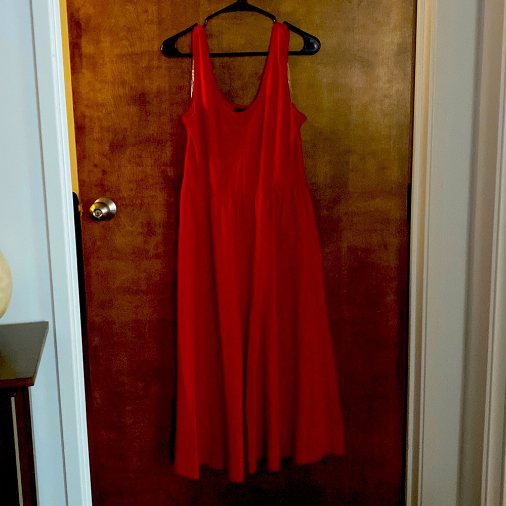 Comfy medium red dress
